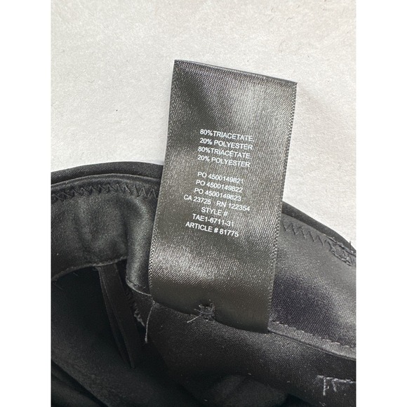 Aritzia Babaton Refined Satin Cargo Pant in Black Size 4 - Picture 12 of 16